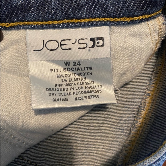 Joe’s Jeans Socialite jeans, size 24.  28” inseam - Picture 6 of 6